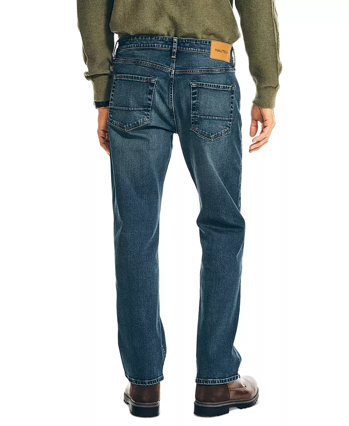 Nautica Men's Original Relaxed-Fit Stretch Denim 5-Pocket Jeans Men's Fashion & Accessories