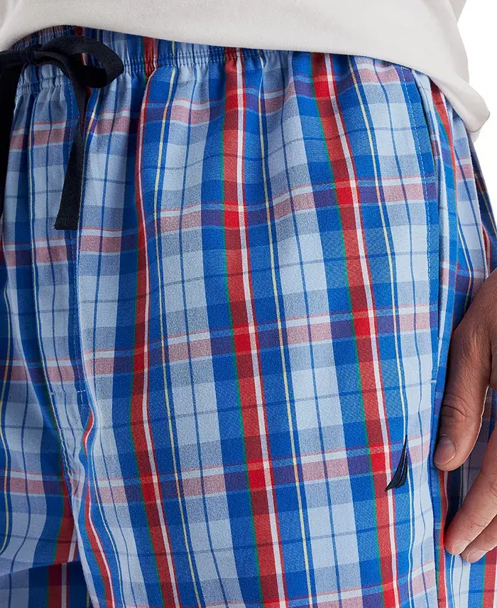 Nautica Men's Plaid Poplin Sleep Pants Men's Fashion & Accessories