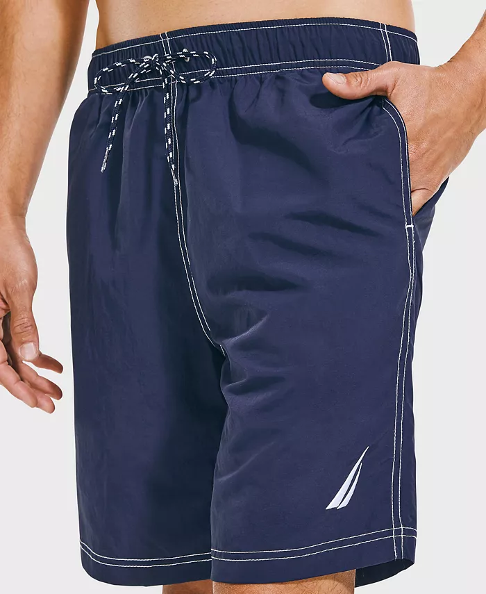 Nautica Men's Quick Dry Nylon 8" Swim Trunks Men's Fashion & Accessories