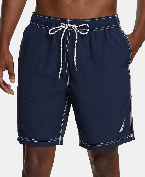 Nautica Men's Quick Dry Nylon 8" Swim Trunks Men's Fashion & Accessories