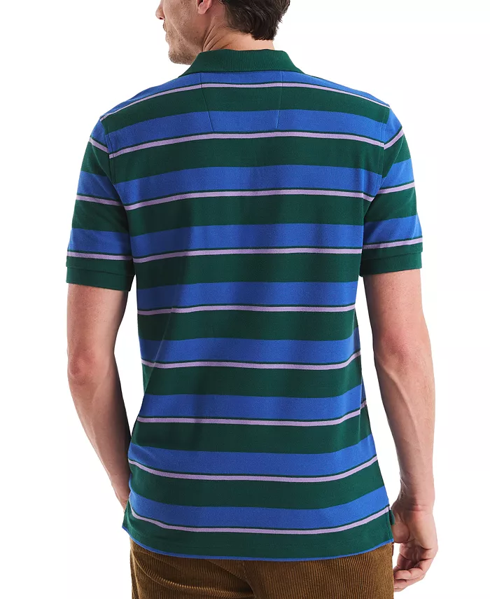 Nautica Men's Striped Classic-Fit Deck Polo Shirt Men's Fashion & Accessories