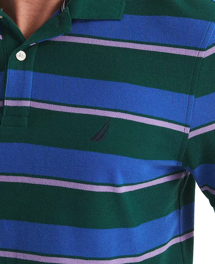 Nautica Men's Striped Classic-Fit Deck Polo Shirt Men's Fashion & Accessories