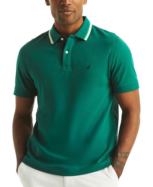 Nautica Men's Textured Polo Shirt Men's Fashion & Accessories