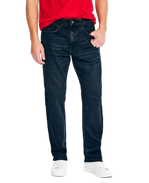 Nautica Men's Vintage Straight-Fit Stretch Denim 5-Pocket Jeans Men's Fashion & Accessories