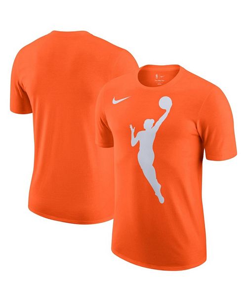 Nike Men's and Women's Brilliant Orange WNBA Logo Woman T-Shirt Sports Fan Shop