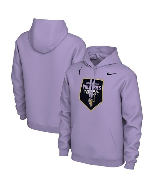 Nike Men's and Women's Violet Golden State Valkyries 2025 Inaugural Season Crest Pullover Hoodie Sports Fan Shop