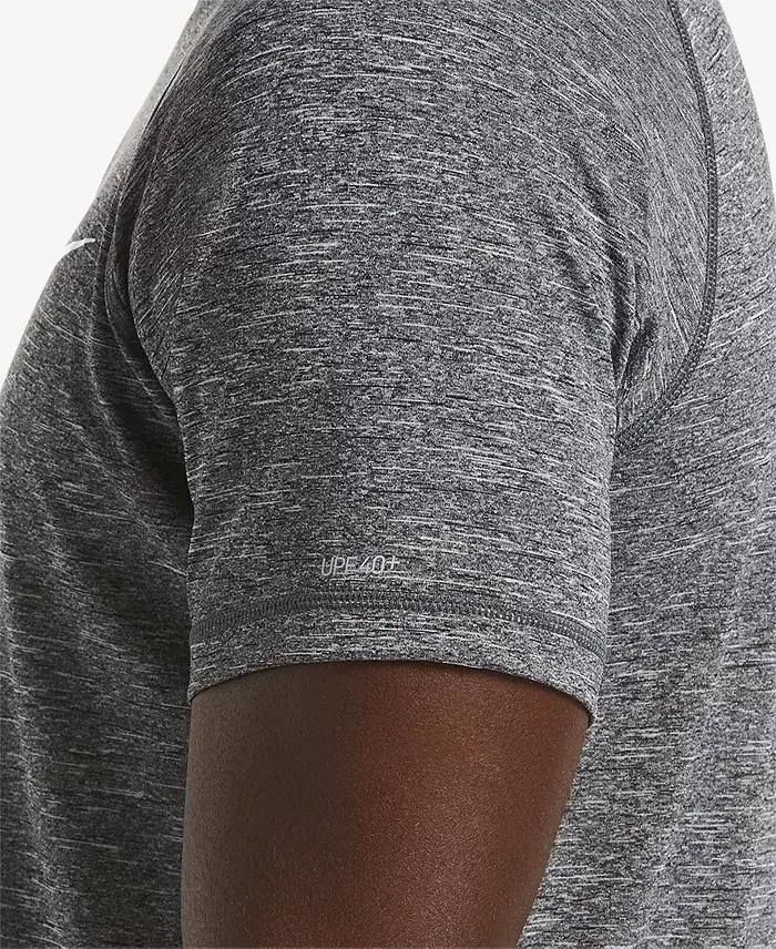 Nike Men's Big & Tall Hydroguard Moisture-Wicking Heather Rash Guard Men's Fashion & Accessories