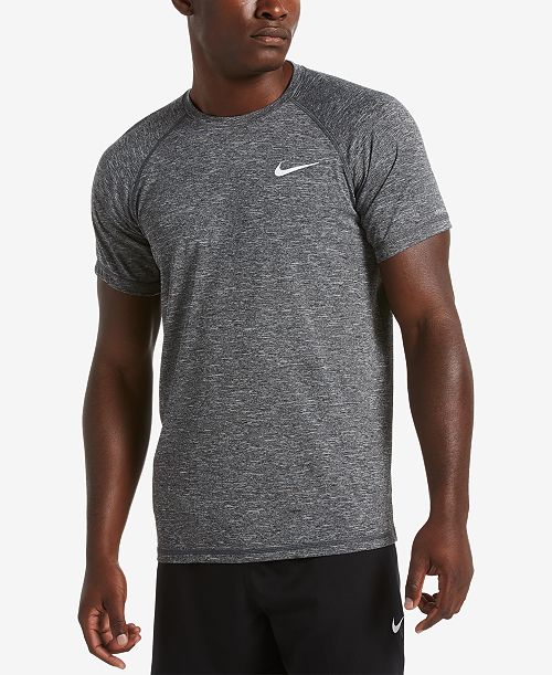 Nike Men's Big & Tall Hydroguard Moisture-Wicking Heather Rash Guard Men's Fashion & Accessories