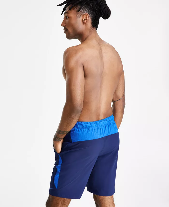 Nike Men's Contend Water-Repellent Colorblocked 9" Swim Trunks Men's Fashion & Accessories