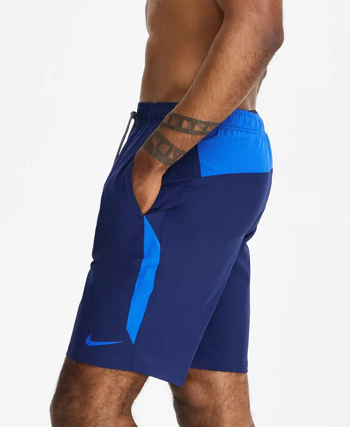 Nike Men's Contend Water-Repellent Colorblocked 9" Swim Trunks Men's Fashion & Accessories
