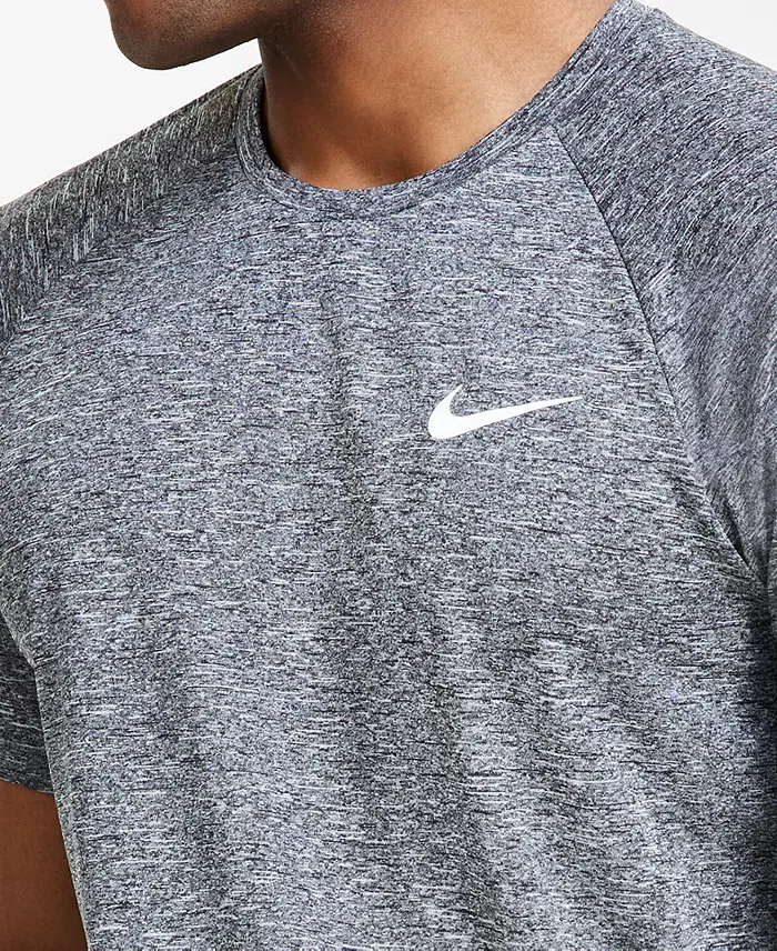 Nike Men's Hydroguard Dri-FIT Stretch UPF 40+ Heather Rash Guard Men's Fashion & Accessories