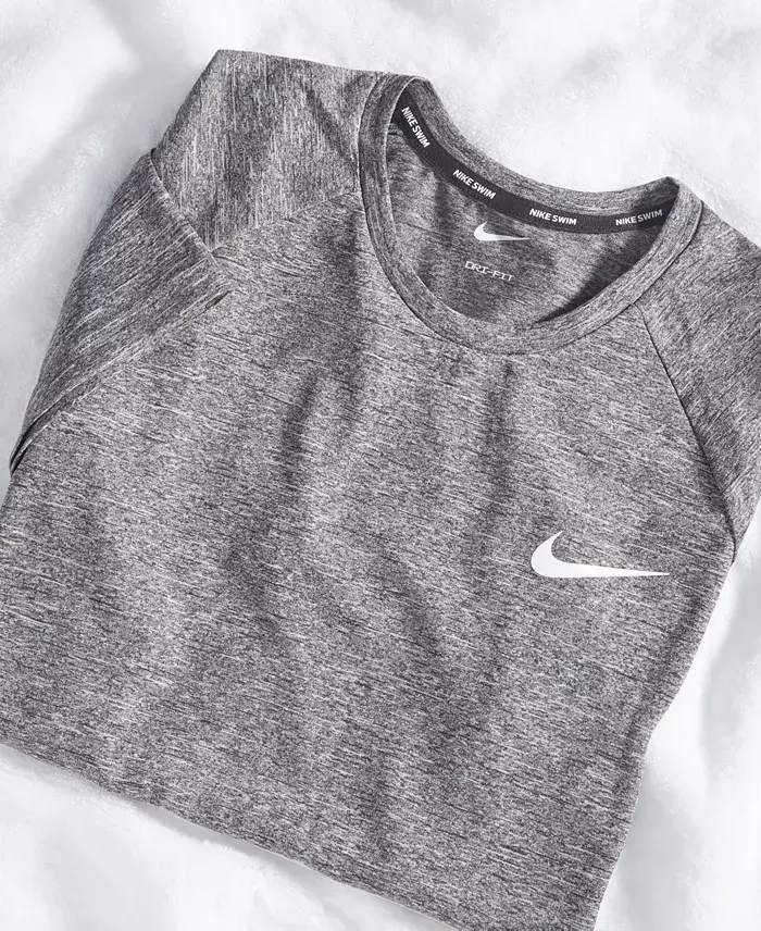 Nike Men's Hydroguard Dri-FIT Stretch UPF 40+ Heather Rash Guard Men's Fashion & Accessories