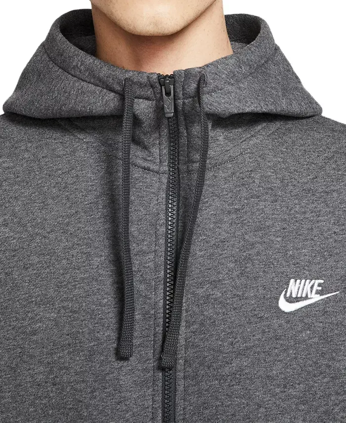 Nike Men's Sportswear Club Fleece Full-Zip Hoodie Men's Fashion & Accessories