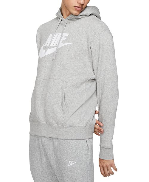 Nike Men's Sportswear Club Fleece Graphic Pullover Hoodie Men's Fashion & Accessories