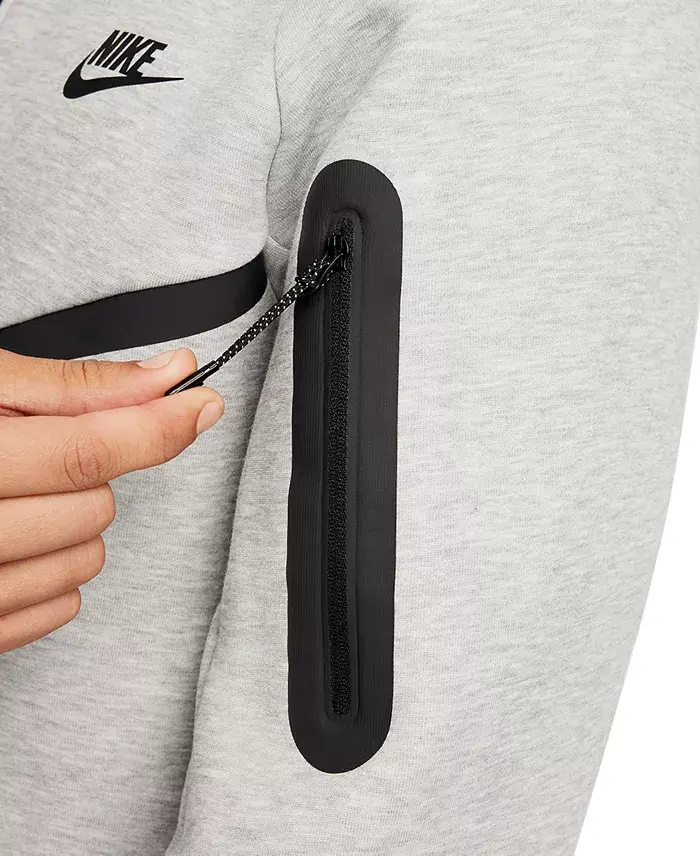 Nike Men's Tech Fleece Full-Zip Windrunner Logo Hoodie Men's Fashion & Accessories