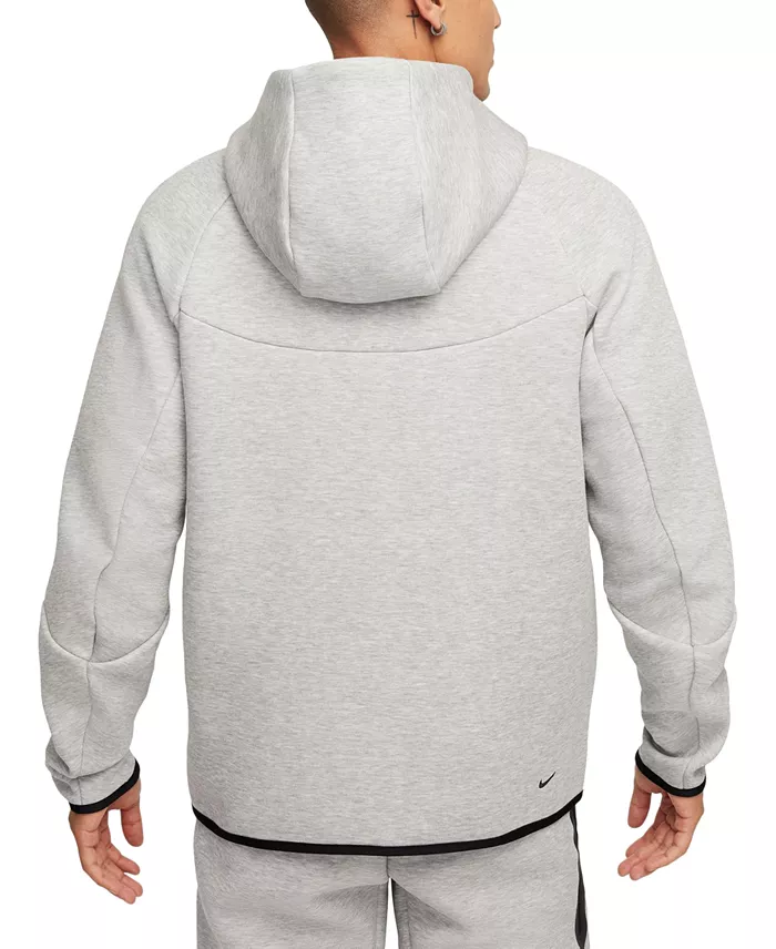 Nike Men's Tech Fleece Full-Zip Windrunner Logo Hoodie Men's Fashion & Accessories