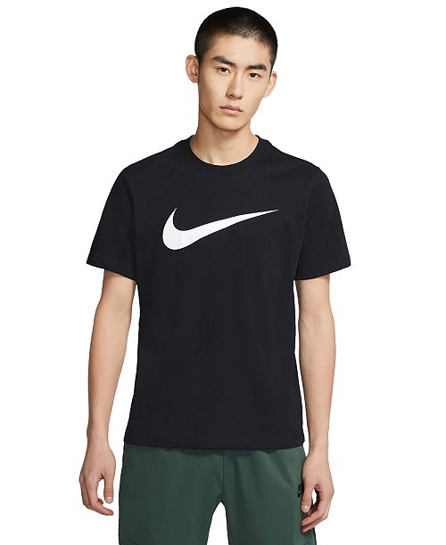 Nike Sportswear Men's Swoosh Short-Sleeve Crewneck T-Shirt Men's Fashion & Accessories