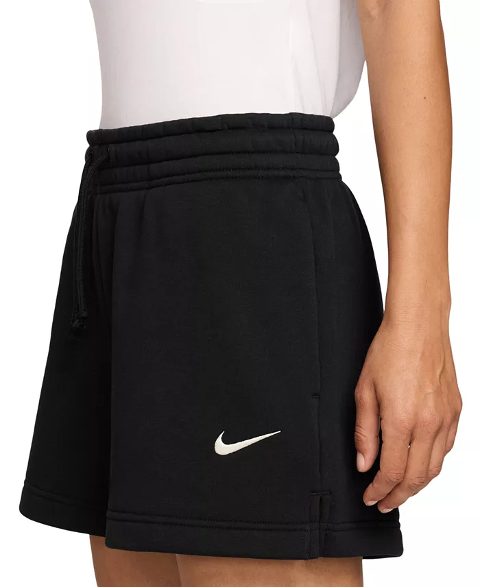 Nike Sportswear Women's Phoenix Fleece Mid-Rise 4" Shorts Women's Fashion Shoes & Accessories