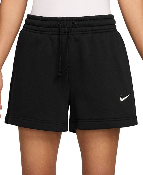 Nike Sportswear Women's Phoenix Fleece Mid-Rise 4" Shorts Women's Fashion Shoes & Accessories