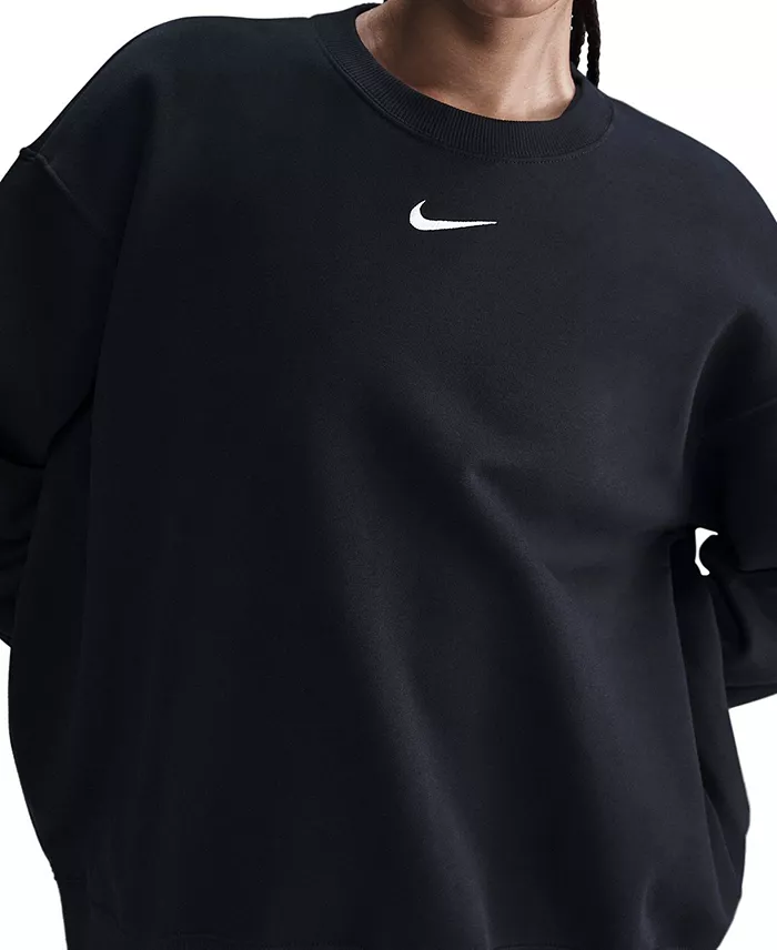 Nike Sportswear Women's Phoenix Fleece Oversized Crewneck Sweatshirt Women's Fashion Shoes & Accessories
