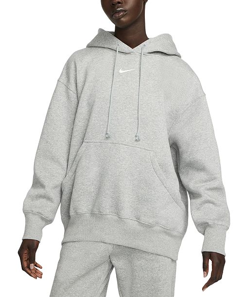 Nike Sportswear Women's Phoenix Fleece Oversized Pullover Hoodie Women's Fashion Shoes & Accessories