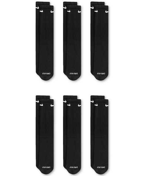 Nike Unisex Everyday Plus Cushioned Training Crew Socks (6 Pairs) Men's Fashion & Accessories