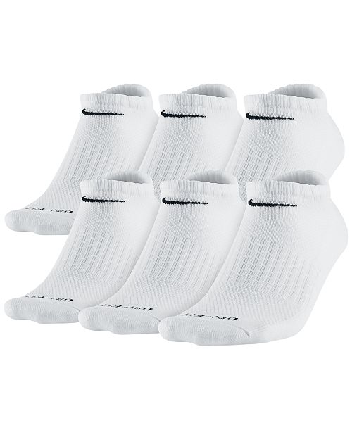 Nike Unisex Everyday Plus Cushioned Training No-Show Socks 6 Pairs Men's Fashion & Accessories