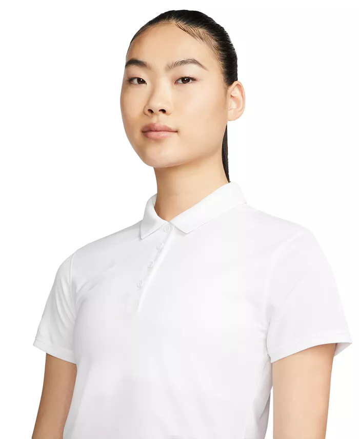 Nike Women's Dri-FIT Victory Short-Sleeve Golf Polo Shirt Women's Fashion Shoes & Accessories