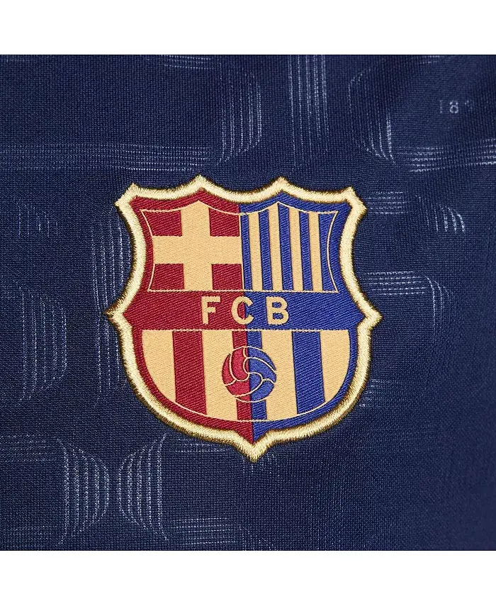 Nike Women's Navy Barcelona 2024/25 Academy Pro Pre-Match Performance Top Sports Fan Shop