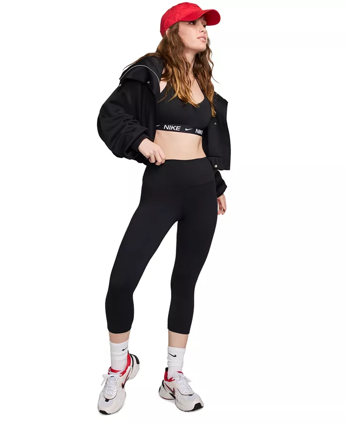 Nike Women's One High-Waisted Cropped-Length Leggings Women's Fashion Shoes & Accessories