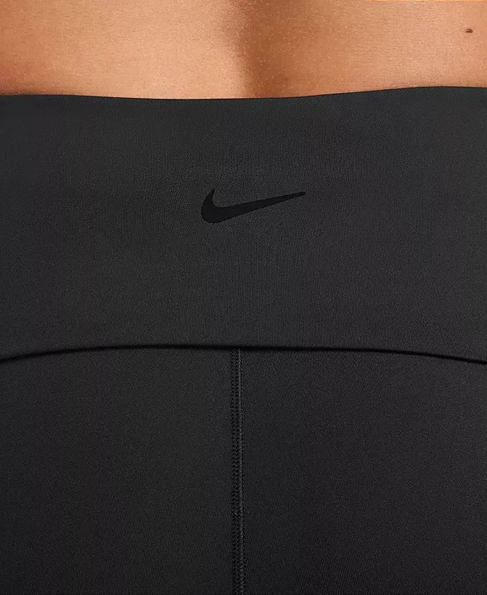 Nike Women's One High-Waisted Foldover Pants Women's Fashion Shoes & Accessories