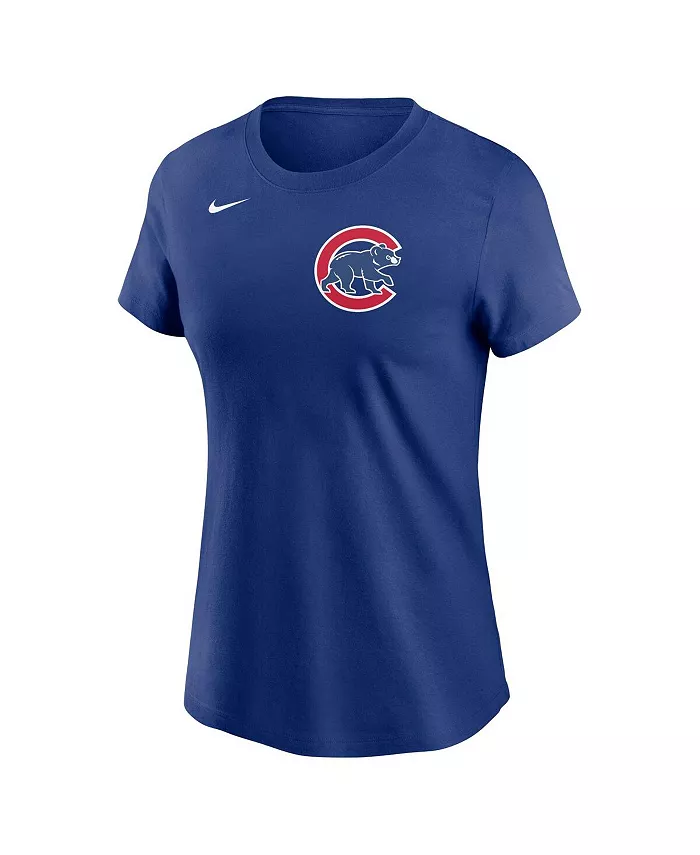 Nike Women's Royal Chicago Cubs Wordmark T-Shirt Sports Fan Shop