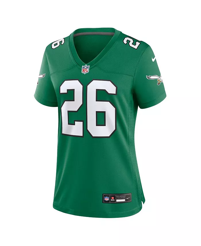 Nike Women's Saquon Barkley Kelly Green Philadelphia Eagles Alternate Game Jersey Sports Fan Shop