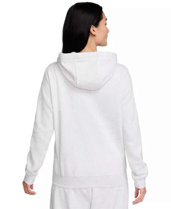 Nike Women's Sportswear Club Fleece Full-Zip Hoodie Women's Fashion Shoes & Accessories