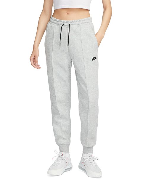 Nike Women's Sportswear Tech Fleece Mid-Rise Jogger Pants Women's Fashion Shoes & Accessories