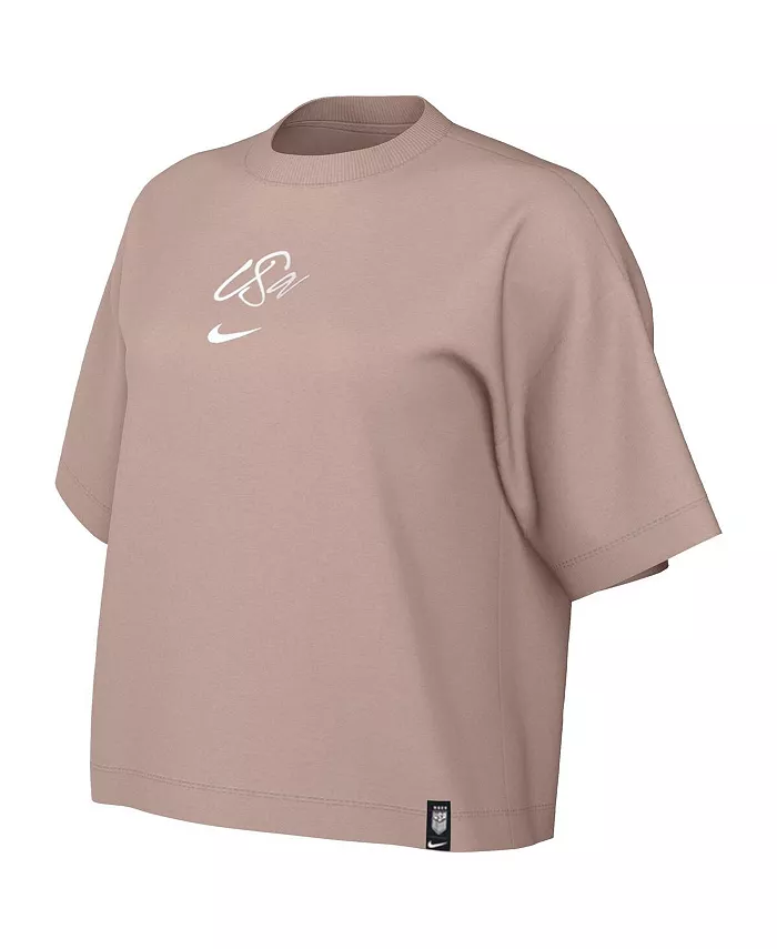 Nike Women's Tan USWNT Fearless T-shirt Sports Fan Shop