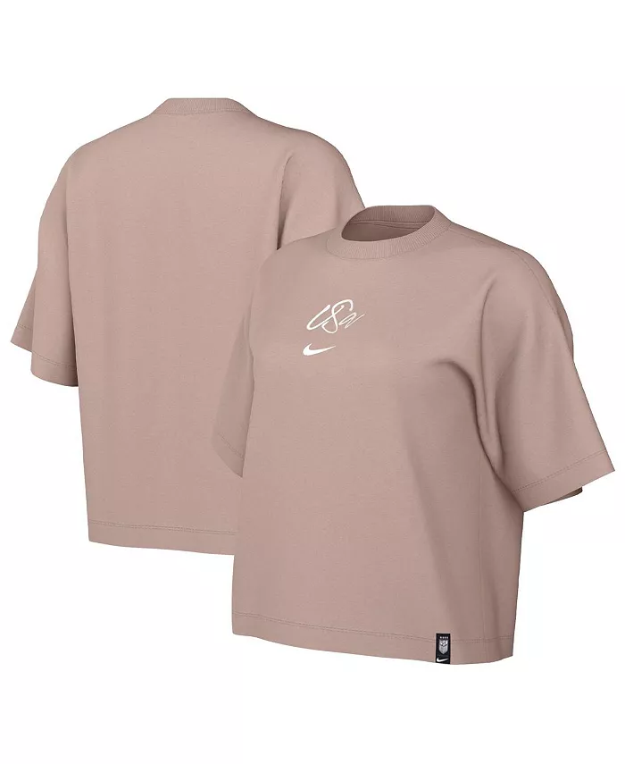 Nike Women's Tan USWNT Fearless T-shirt Sports Fan Shop