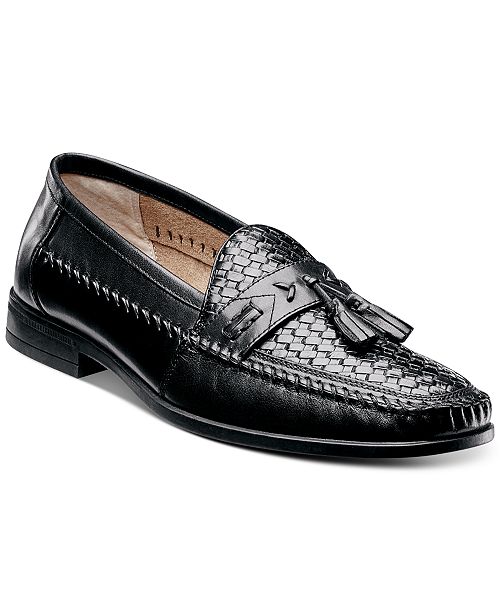 Nunn Bush Men's Strafford Woven Tassel Loafers Men's Shoes