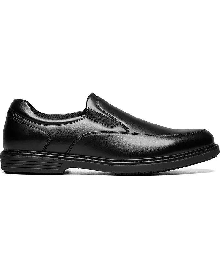 Nunn Bush Men's Wade Moc Toe Slip-On Slip Resistant Loafer Men's Shoes