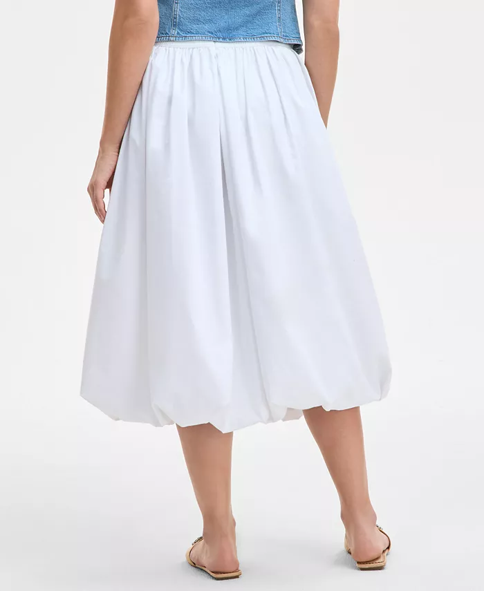 On 34th Women's Bubble-Hem Midi Skirt Exclusively At Macy's Women's Fashion Shoes & Accessories