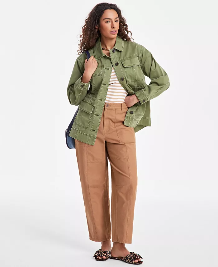 On 34th Women's Easy Utility Jacket Exclusively At Macy's Women's Fashion Shoes & Accessories