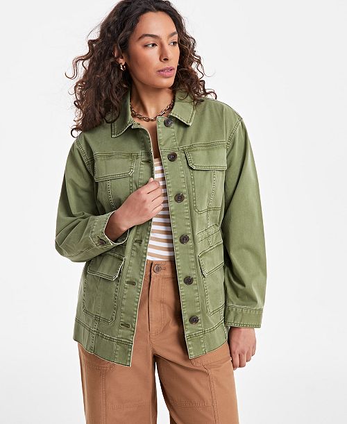 On 34th Women's Easy Utility Jacket Exclusively at Macy's Women's Fashion Shoes & Accessories
