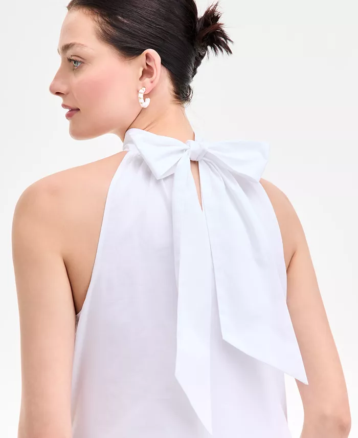 On 34th Women's Halter Bow-Back Mini Dress Exclusively At Macy's Women's Fashion Shoes & Accessories