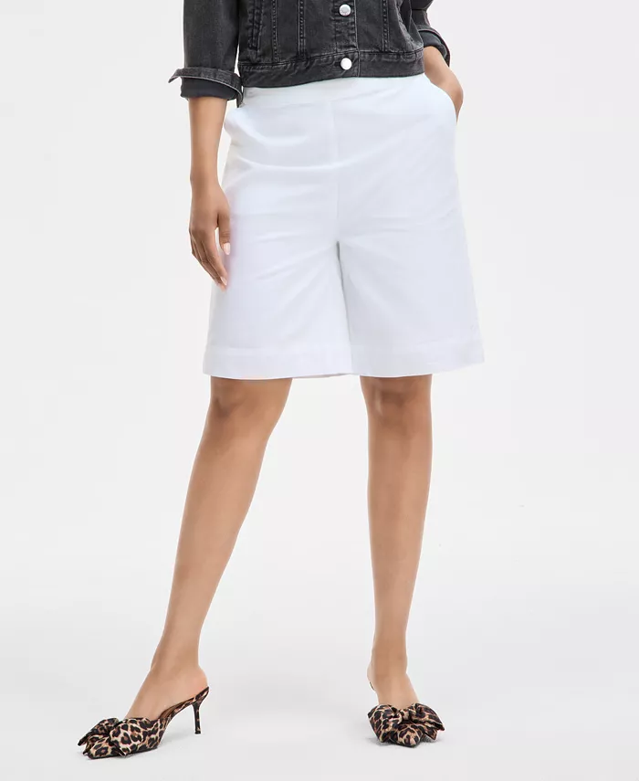 On 34th Women's Linen-Blend Pull-On Shorts Exclusively At Macy's Women's Fashion Shoes & Accessories
