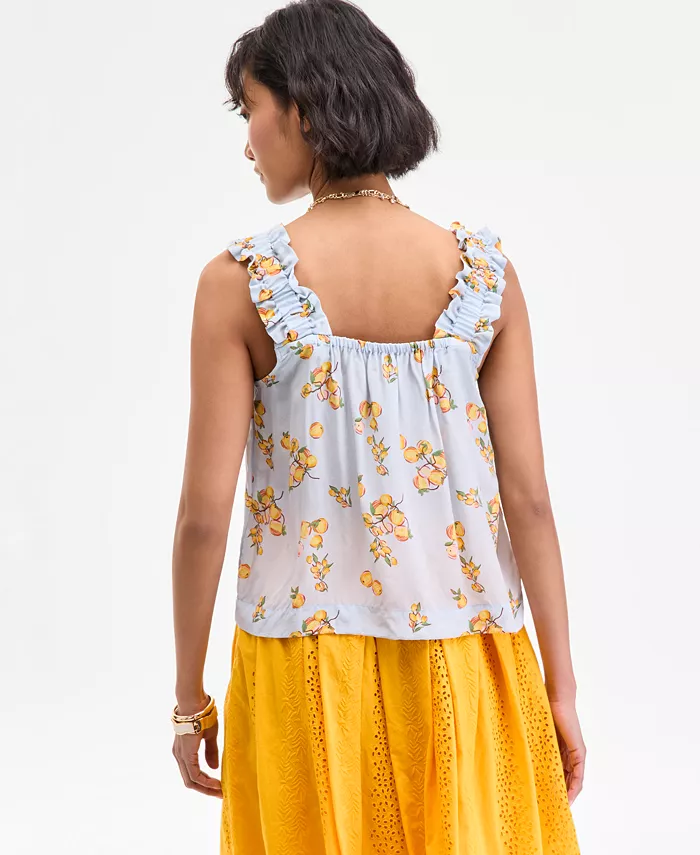 On 34th Women's Ruffle-Strap Tank Exclusively At Macy's Women's Fashion Shoes & Accessories