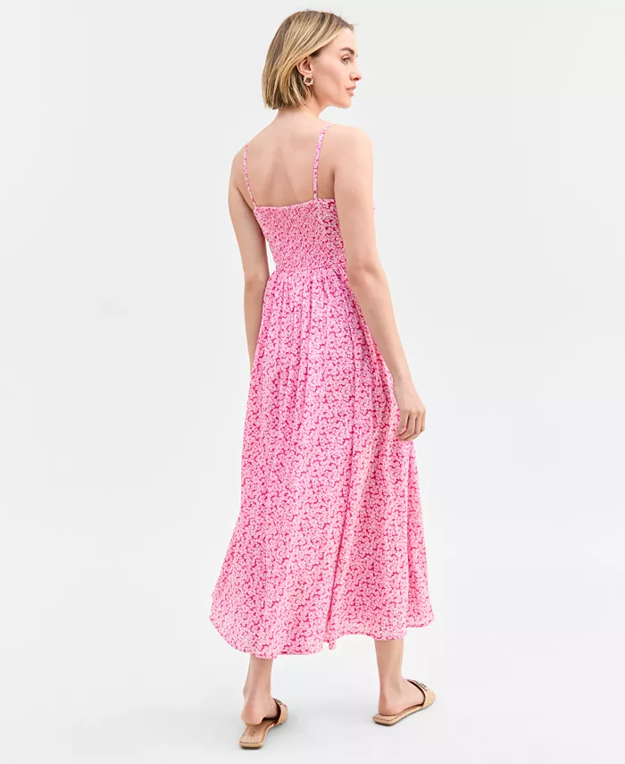 On 34th Women's Square-neck Maxi Dress Exclusively At Macy's Women's Fashion Shoes & Accessories