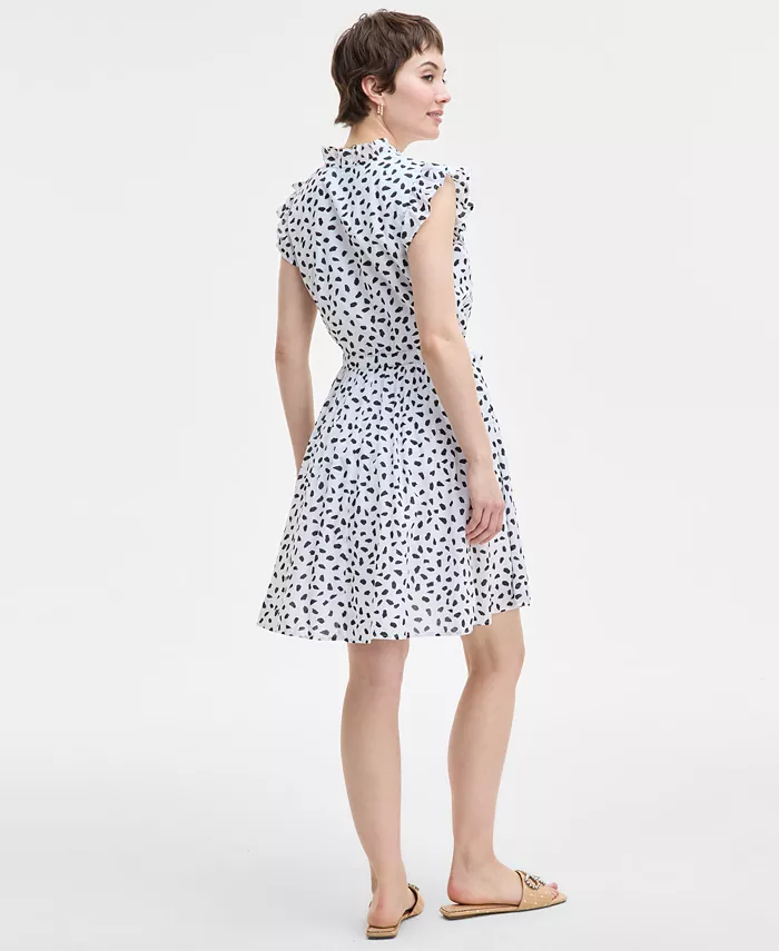 On 34th Women's V-neck Flutter-Sleeve Mini Dress Exclusively At Macy's Women's Fashion Shoes & Accessories