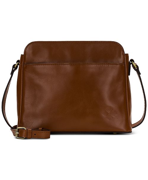 Patricia Nash Ithaca Small Leather Crossbody Bag Handbags Purses & Accessories