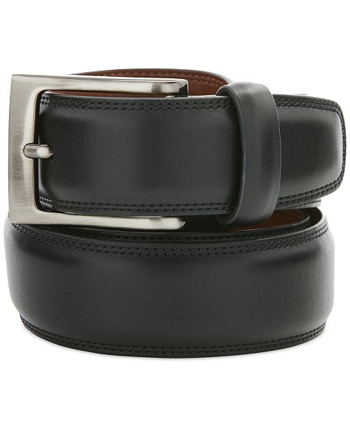 Perry Ellis Portfolio Men's Leather Dress Belt Men's Fashion & Accessories
