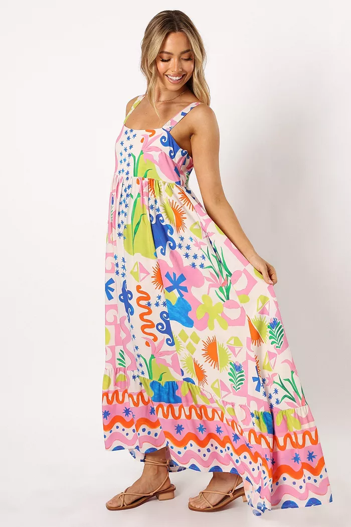 Petal And Pup Women's Greer Maxi Dress Women's Fashion Shoes & Accessories
